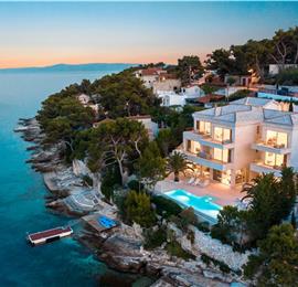 Luxury 6 Bedroom Brac Island Beach Front Villa With Heated Infinity Pool and lift near Sumartin sleeps 12